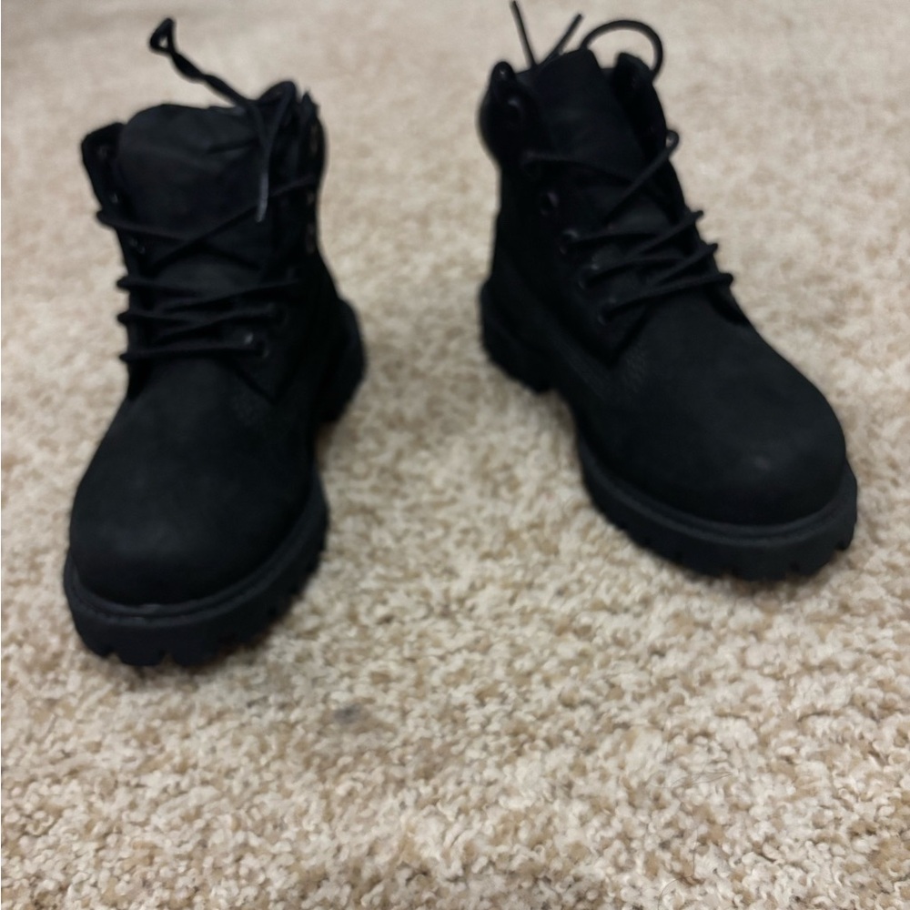 Timberland Black Leather Boots